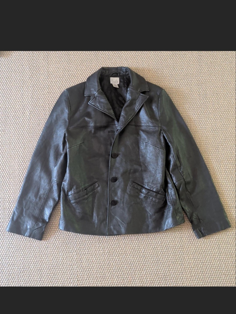 Vintage Black Leather Jacket